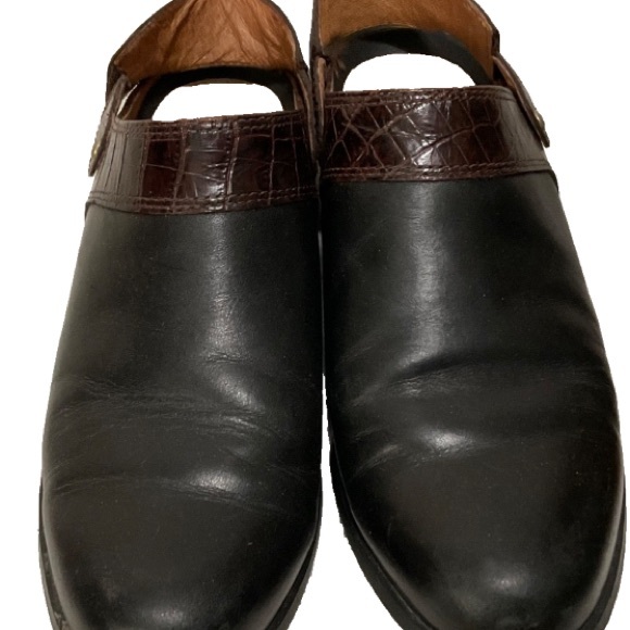 Ariat Leather Clog Style Mules w/Slingback Size 8B - Picture 3 of 11